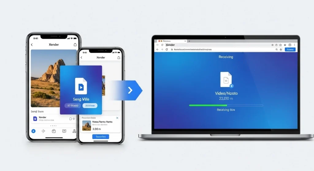 Xender Web compatibility across Android, iPhone, Windows, Mac