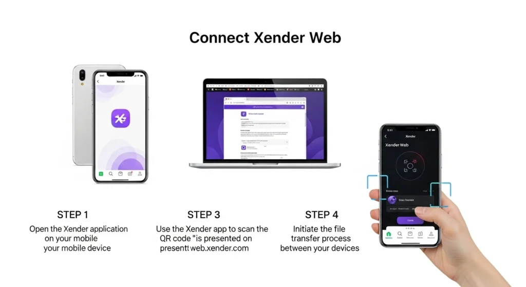 Xender-Web-file-transefring-interface-screenshot
