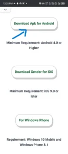 download and install Xender on Android.