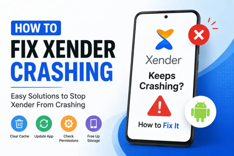 How to fix Xender crashing problem on Android with easy solutions like clearing cache, updating app, and checking permissions